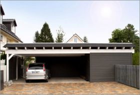 Garage mit Abstellraum