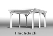 Flachdach-Carport Sofortangebot